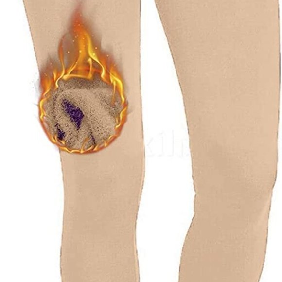 Lavoiluit WOMEN’S FLEECE LEGGINGS HIGH WAIST STRETCHY WARM LEGGINGS - Picture 2 of 6